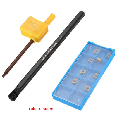 

7x125mm S07K-SCLCR06 Holder Boring Bar CCMT0602 Inserts Wrench Lathe Turning Tool Boring Bar Tool Set