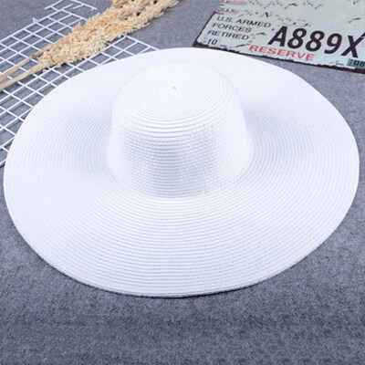 

Packable New Version of Spring&Summer Big Straw Hat Beach Hat Big Hat Visor Ladies Sun Hat
