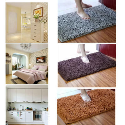 

Fluffy Rugs Anti-Skid Shaggy Area Rug Dining Room Carpet Floor Mat Home Bedroom