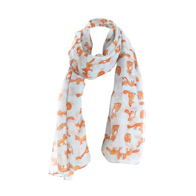 

Gobestart Women Ladies Printed Pattern Lace Long Scarf Warm Wrap Shawl