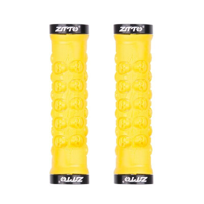 

1 Pair MTB Handlebar Grips TPR Rubber Lock on Anti-slip Grips for MTB Folding Bike