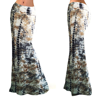 

Roseonmyhand Womens High Waisted Print Bodycon Boho Long Maxi Evening Party Beach Skirt