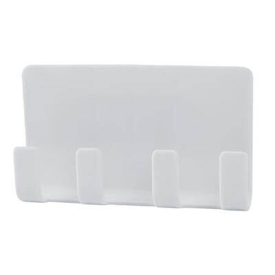 

Wall Mounted Cellphone Charging Bracket Stand Holder w 4 Hooks Hanger Rack