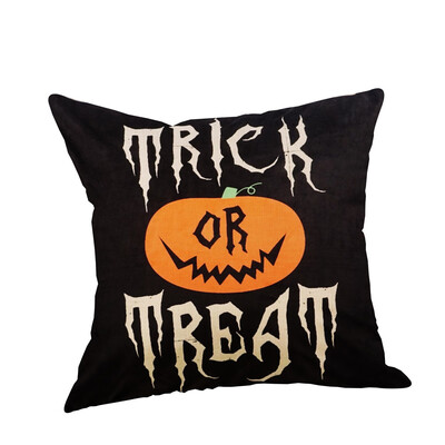 

Siaonvr Halloween Pillow Cases Linen Sofa Pumpkin ghosts Cushion Cover Home Decor