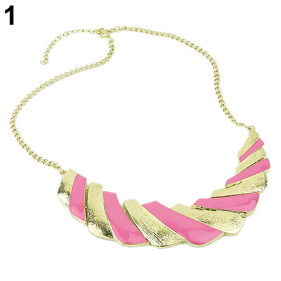 

Women Lady Fashion Statement Bib Collar Pendant Necklace Xmas Jewelry Gift