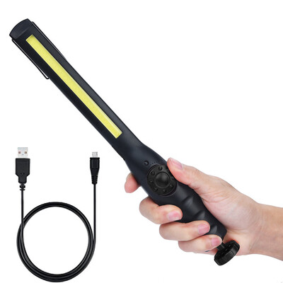 

Siaonvr Multifunction Rechargeable COB LED Slim Work Light Lamp Flashlight