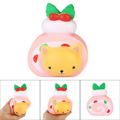 

YIWULAStress Reliever Scented Super Slow Rising Kids Toy Cute Animal Toys Cake Roll
