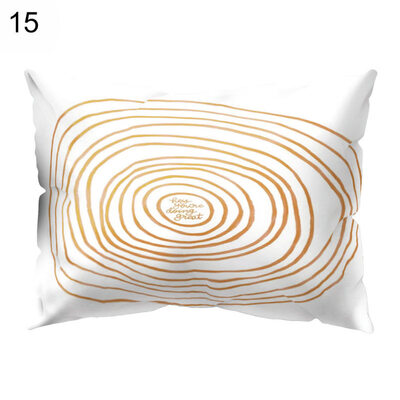 

Multicolor Geometric Pattern Throw Pillow Case Cushion Cover Home Office Decor