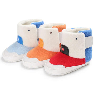 

Baby Infant Boys Girls Winter Warm Boots Newborn Soft Fleece Sole Shoes 0-18M