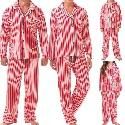 

Xmas Family Matching Mens Womens Kids Plaid Sleepwear Nightwear Pajamas Set