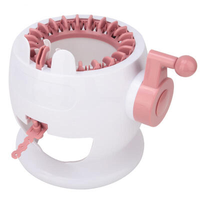 

Greensen Rabbit Shape DIY Plastic Hand Knitting Machine Children Toy Tool Accessories22 needles