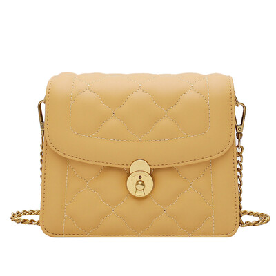 

Bucket bag female tide Korean version of the high-grade velvet rhombic chain small bag chic portable Messenger bag