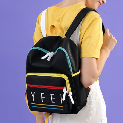 

Backpack Korean style bag womens simple high school students high school students high school high school students double