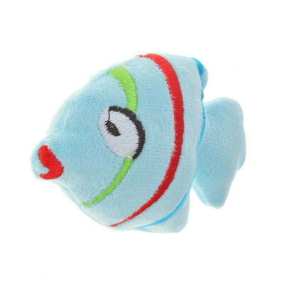 

Cat Catmint Plush Fish Kitten Scratching Teasing Interactive Catnip Toys