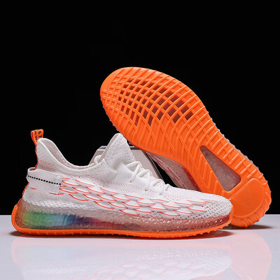 

Mens shoes fly woven mesh shoes mens casual sports shoes fashion tide shoes