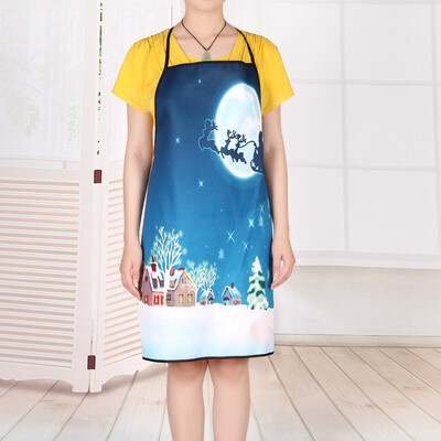 

Toponeto Christmas Decoration Waterproof Apron Christmas Dinner Party Apron