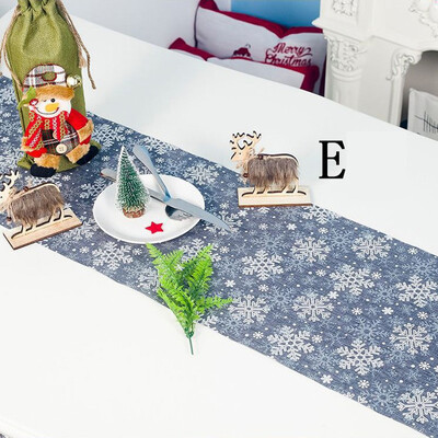 

Gobestart Christmas Large Table Cover tree Tablecloth Decoration Winter Holiday Snowflake