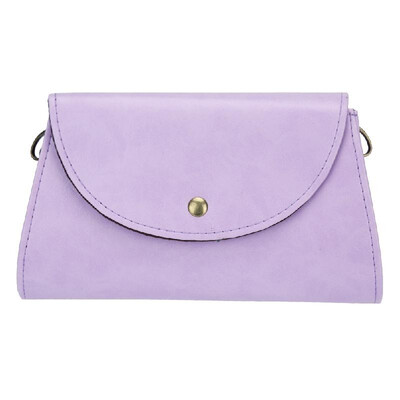 

New Fashion Women Shoulder Bag PU Leather Flap Front Magnetic Stud Mini Messenger Crossbody Bag