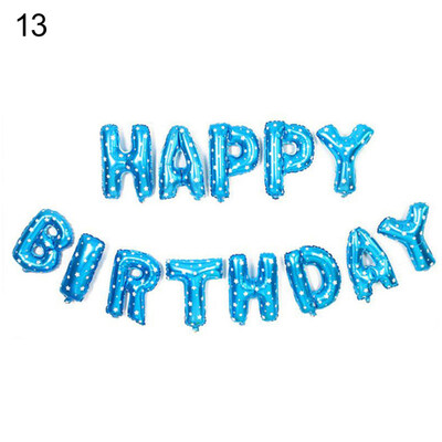 

Happy Birthday Letter Alphabet Air Balloon Kids Toy Wedding Party Decoration