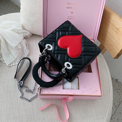 

Chic leisure bag fashion simple collision color girl bag new 2019 girl handbag single shoulder bag oblique satchel bag