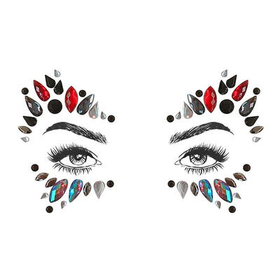 

1pc Glue Temporary Tattoo Sticker Antislip Jewel Decals Glitter Body Paster