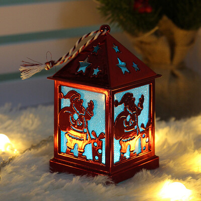 

〖Follure〗LED Light Dolls House Villa Christmas Ornaments Xmas Tree Hanging Decor