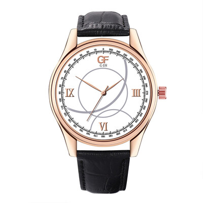 

Gobestart Hot Man Leather Watch Whatever Late Anyway Letter Watches New Pointer Glow