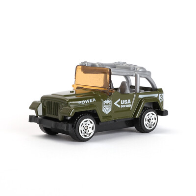 

Kids Mini Simulation Military Vehicle Playset Cars Model Alloy Army Tank Playing Toys