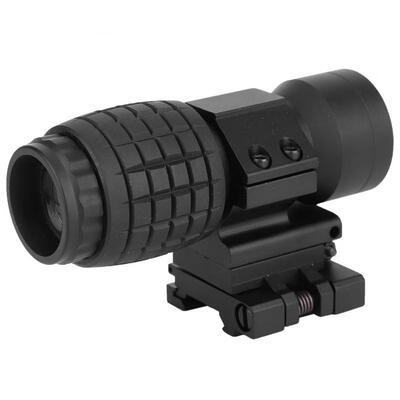 

Greensen Military Outdoor Portable Tactics 3X Magnifier Scope Sight with Flip Rail Mount Scopes