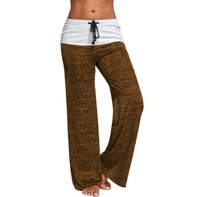 

Tailored Women Drawstring Wide Leg High Waist Long Loose Casual Pants Yoga Trousers BKL