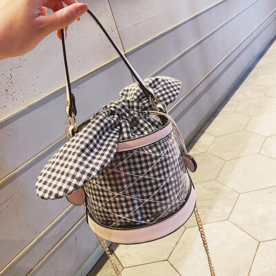 

Advanced sense bag Western style gram bucket bag handbags new 2019 chain Messenger bag wild ins handbag
