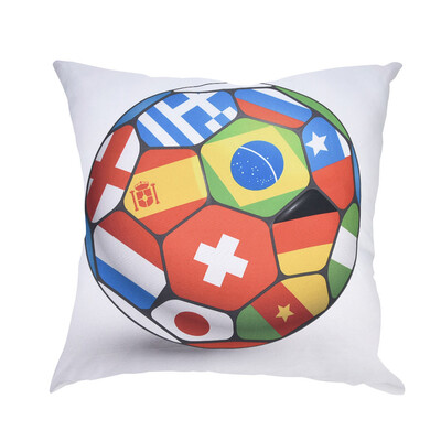 

〖Follure〗Soccor Print Pillow Case Polyester Sofa Car Cushion Cover Home Decor
