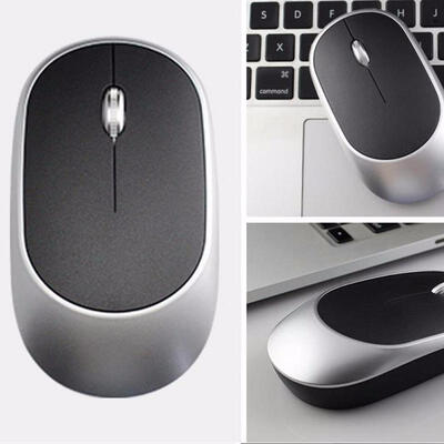 

24G Wireless Mouse With Nano Receiver 1600 DPI Slim Noiseless Rechargeable Mouse For WIN1078 MAC Android XP System