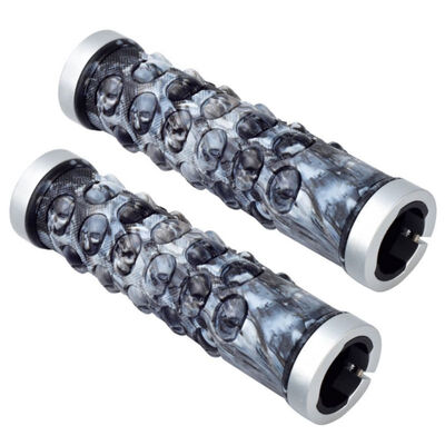 

Mountain Bike Bilateral Lock Skull Pattern Non-slip Road Bicycle Rubber Handlebar Grip
