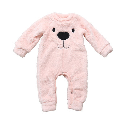 

Long Sleeve Romper Cute Winter Warm Infant Baby Romper Cartoon Jumpsuit Boys Girls Animal Overall