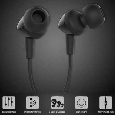 

JBL C100SI 35mm Wired In-ear Headphones Stereo Music Headset Dynamic Earphone One Button Remote Hands-free with Microphone White