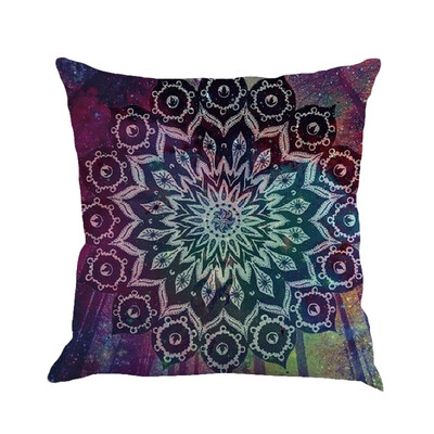 

Siaonvr Geometry Painting Linen Cushion Cover Throw Pillow Case Sofa Home Decor F