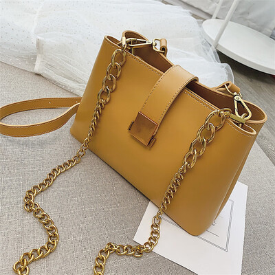 

Ins transparent jelly bag female bag 2019 summer new Korean version of the wild diagonal cross-sea chain shoulder bag