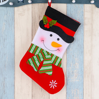 

FUNNYBUNNY Christmas supplies gift bag Christmas decorations pendant gift bag socks hanging Christmas stockings