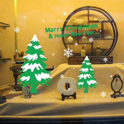 

Tailored Vinyl Removable 3D Wall Sticker Christmas Tree Decals For Christmas Wall Decal