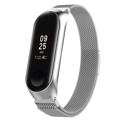 

ECSEM Milanese Loop Bands for Xiaomi Miband 3 Stainless Steel Metal Wrist Strap Wristband Bracelet for Xiaomi Mi Band 4 Smartwatch