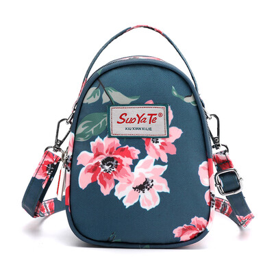 

Mini-Bag Printed Bag Nylon Oxford Slant Bag Portable pocket canvas