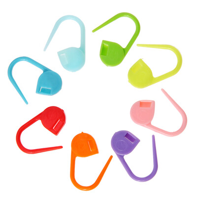 

100pcs Locking Stitch Marker Lock Pins Plastic Ring Markers for Knitting