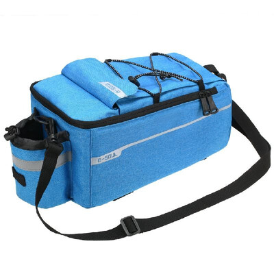 

Insulated Trunk Cooler Bag Cycling Bicycle Rear Rack Storage Luggage Bag Reflective MTB Bike Pannier Bag Shoulder Bag