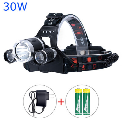 

2030W LED Induction High Brightness Headlight Long-range Headlamp Miners Lamp