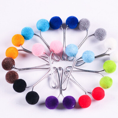

1Pc Fashion Muslim Women&39S Scarves Safety Buckle Clips Scalp Jewelry Accessories Creative Plush Ball Pin