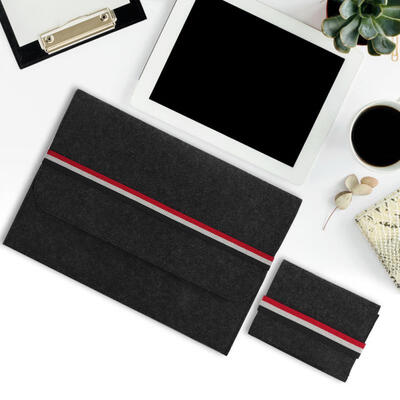 

Greensen 15inch Fashionable Felt Laptop Sleeve Pouch Bag Anti-scratch Cover Case for Macbook