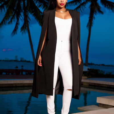 

Women Long Sleeve Cardigan Outwear Loose Casual Blazer Suit Jacket Coat Overcoat