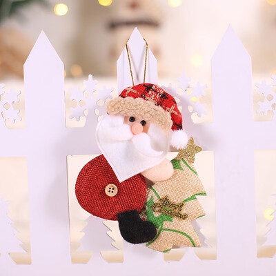 

Tailored Christmas Ornaments Gift Santa Claus Snowman Rein deer Toy Hang Decorations