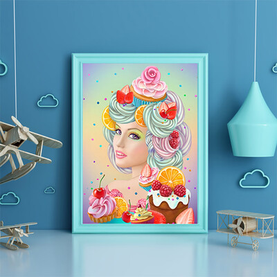 

Toponeto DIY Full Diamond Cartoon Painting Special Diamond Shaped Rhinestone Embroidery